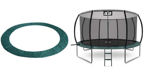 Aga Kryt pružin na trampolínu EXCLUSIVE 500 cm Tmavě zelený