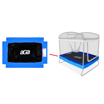 Aga Kryt pružin na obdélníkovou trampolínu 122x183 cm Modrý