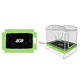 Aga Kryt pružin na obdélníkovou trampolínu 122x183 cm Světle zelený