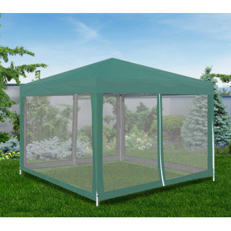 Aga Zahradní altán s moskytiérou 3x3 m Zelený