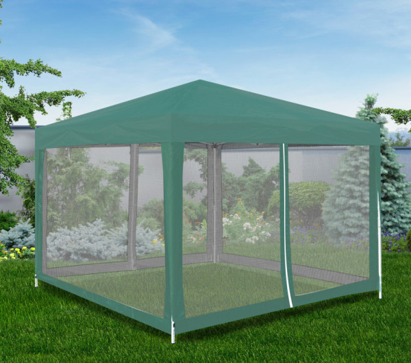 Aga Zahradní altán s moskytiérou 3x3 m Zelený