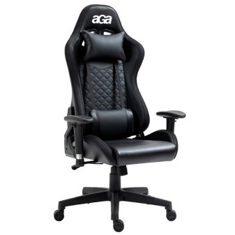Aga Herní židle s RGB podsvícením Černá