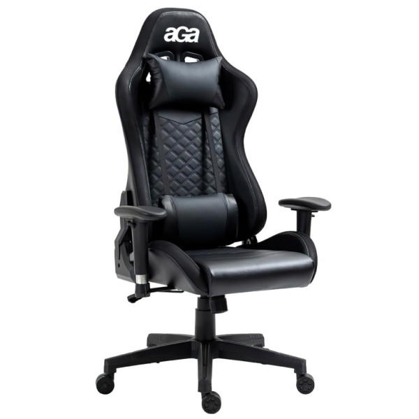 Aga Herní židle s RGB podsvícením Černá