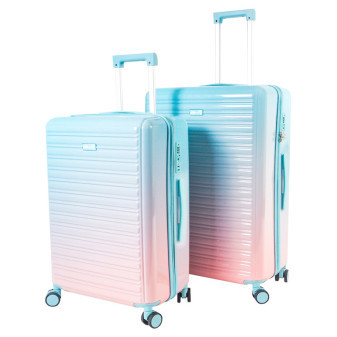 Aga Travel Sada cestovních kufrů MR4673 Růžová/Modrá