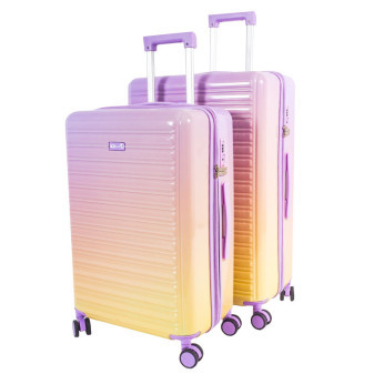 Aga Travel Sada cestovních kufrů MR4673 Žlutá/Fialová