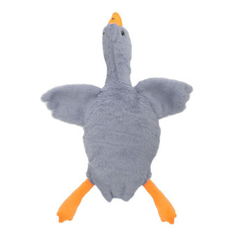 Aga4Kids Plyšový polštář Husa Šedá 90 cm