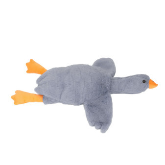 Aga4Kids Plyšový polštář Husa Šedá 130 cm