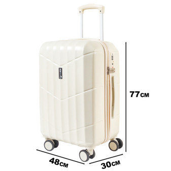 Aga Travel Cestovní kufr 77x48x30 cm MR4669 Béžový