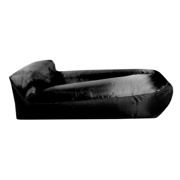 Aga Nafukovací vak LAZY BAG 230x70 cm Černý/Černý