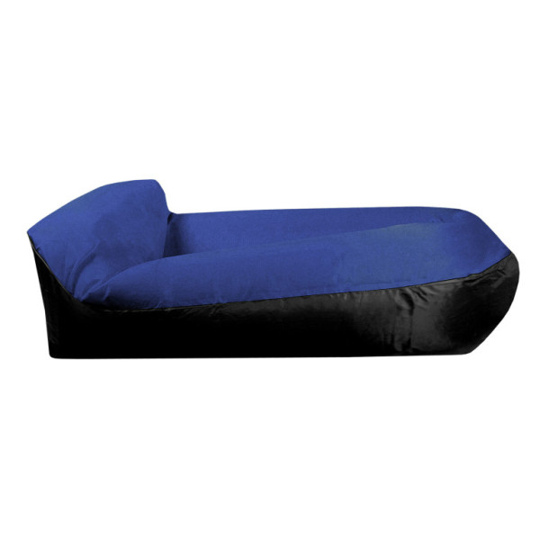 Aga Nafukovací vak LAZY BAG 230x70 cm Černý/Tmavě modrý