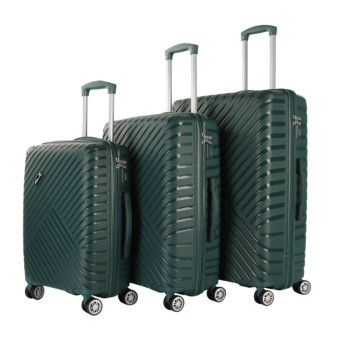 Aga Travel Sada cestovních kufrů MR4677 Tmavě zelená