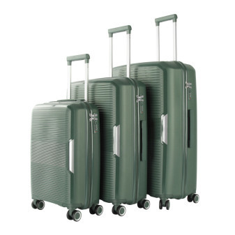 Aga Travel Sada cestovních kufrů MR4682 Tmavě zelená