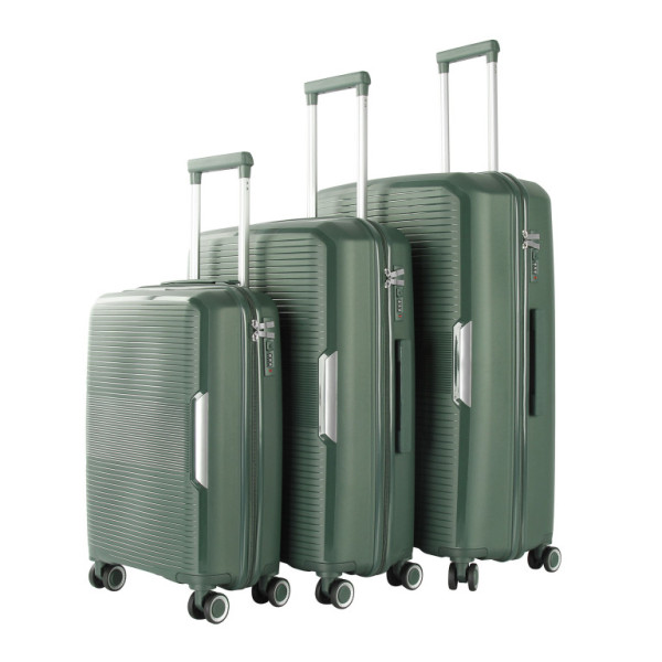 Aga Travel Sada cestovních kufrů MR4682 Tmavě zelená