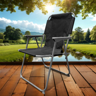 Linder Exclusiv Skládací křeslo PO2600S Černé