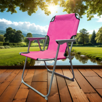 Linder Exclusiv Skládací křeslo PO2600PI Růžové