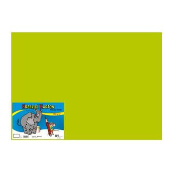 Kreslící karton barevný A1 10ks 180g zelený