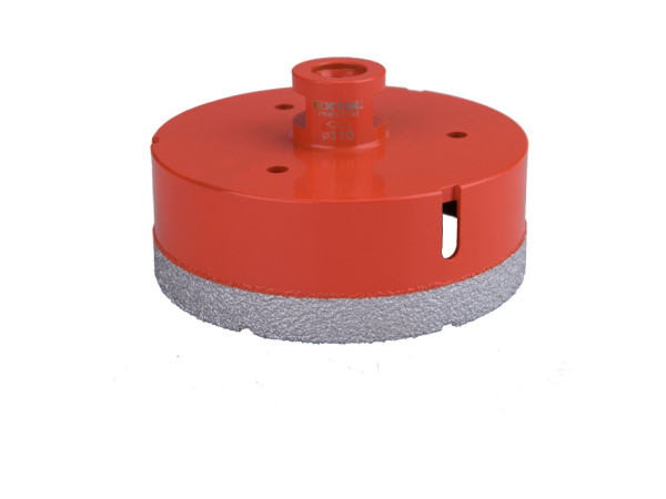 korunka vykružovací diamantová, O 110mm, závit M14