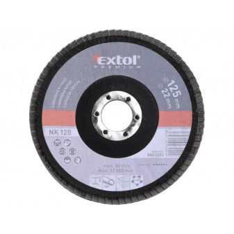 kotouč lamelový šikmý korundový, P120, O 125mm