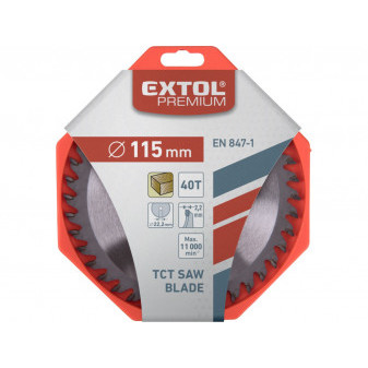 brzeszczot z brzeszczotami SK, O 115x2,2x22,2mm, 40T