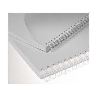 Kovové hřbety Eurosupplies (3/1') 8 mm bílé