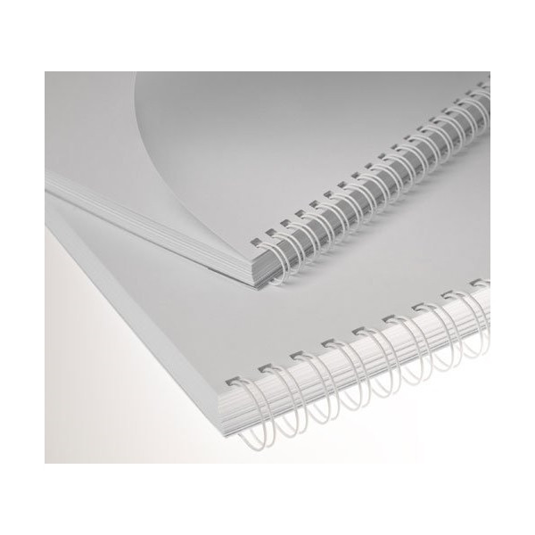 Kovové hřbety Eurosupplies (3/1') 8 mm bílé