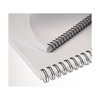 Kovové hřbety Eurosupplies (3/1') 8 mm černé