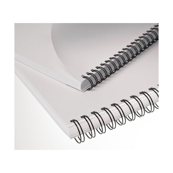 Kovové hřbety Eurosupplies (3/1') 8 mm černé