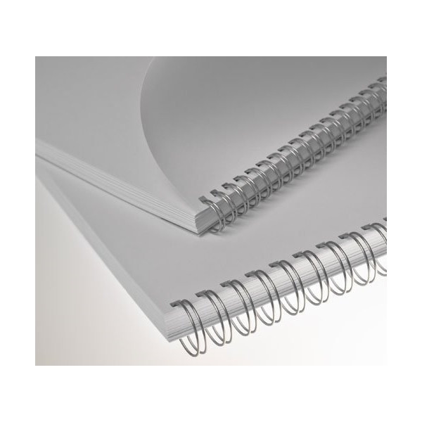 Kovové hřbety Eurosupplies (3/1') 8 mm stříbrné
