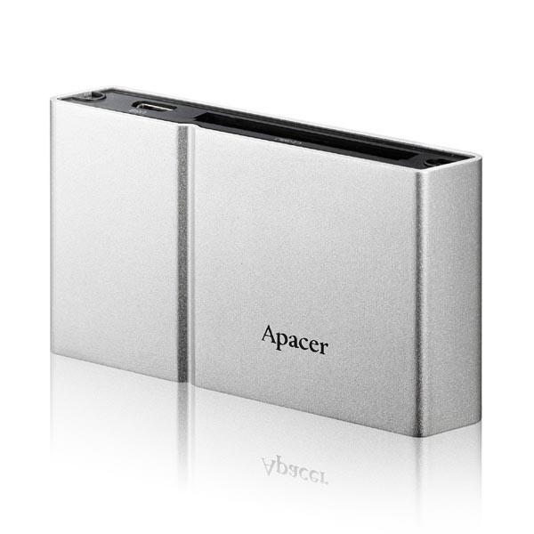 Apacer čtečka paměťových karet USB (2.0), AM404, microSD, SD,Compact Flash,Memory Stick PRO,MMCp