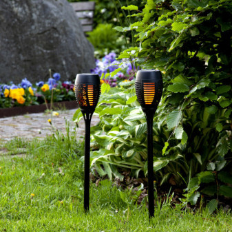Kynast Zahradní LED solární svítidlo pochodeň s efektem plamene 78 cm