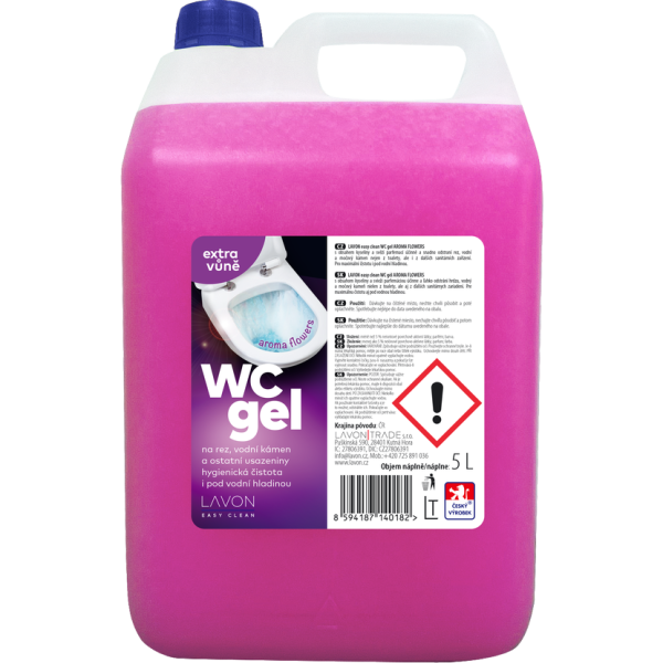 LAVON WC gel Aroma Flowers 5l