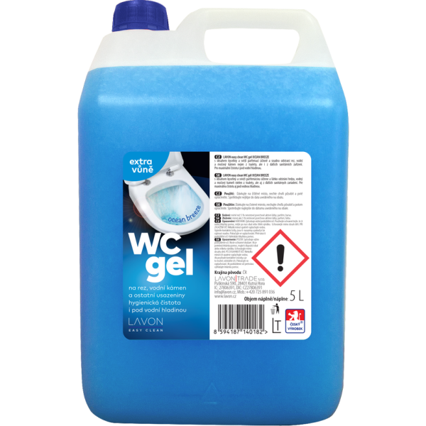 LAVON WC gel Ocean Breeze 5l