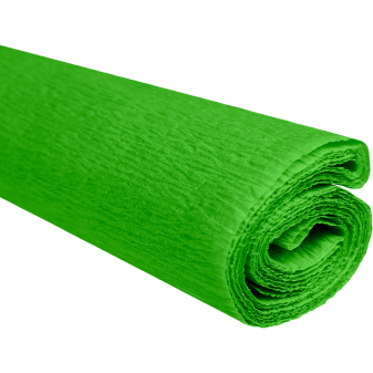 Krepový papier svetlo zelený 0,5x2m C30 28 g/m2