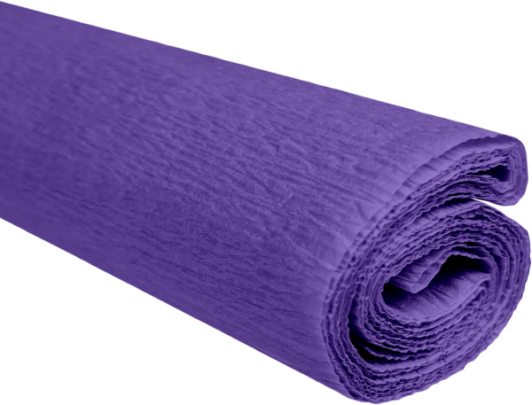 Krepový papír liliový 0,5x2m C18 28 g/m2
