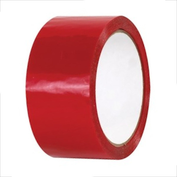 Lepiaca páska červená, akrylátové lepidlo, š.48mm, 38 mic., 66