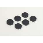 Magnet 850/16 průměr 1,6 cm černý 12ks