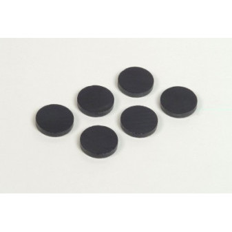 Magnet 850/16 průměr 1,6 cm černý 12ks