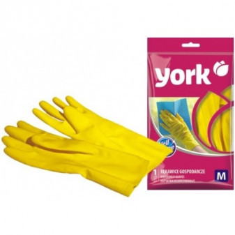 Gumové rukavice, vel M, YORK, 9202