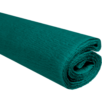 Papier krepowy w kolorze morskim 0,5x2m C27 28 g/m2