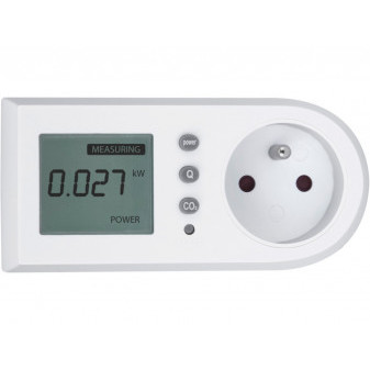 měřič spotřeby el. energie - wattmetr, kW, kWh, CO2