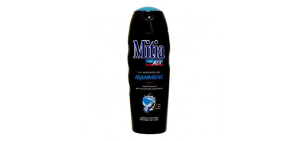 Sprchový gel for men, 400 ml, Aquamarine, hair and body Mitia