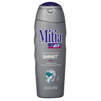 Sprchový gel for men, 400 ml, Garnet, hair and body Mitia