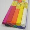 Krepový papír MIX  10 barev 0,5x2m 28 g/m2