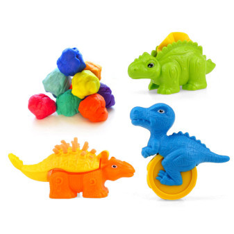 Aga4Kids Plastelína ks + příslušenství Dinosauři