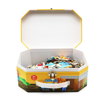 Aga4Kids Dětské puzzle Staveniště 130 dílků