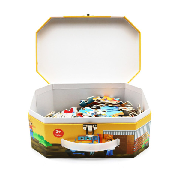 Aga4Kids Dětské puzzle Staveniště 130 dílků