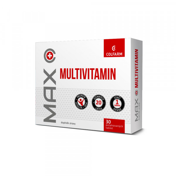 Colfarm MAX Multivitamín, 30 tabliet