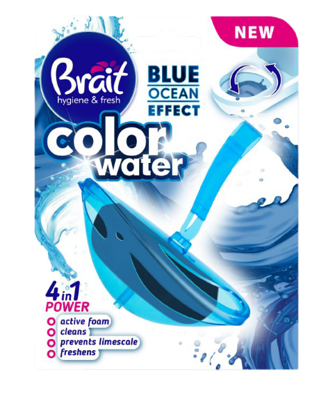 Zasłona WC Brait Color Water 40g Blue Ocean