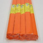 Krepový papír oranžový 0,5x2m 06