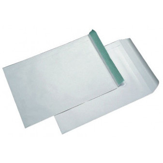 Poštovní taška B4 bílá 564387 bez okénka ,samolepicí s páskou, rovná klopa , 1 ks